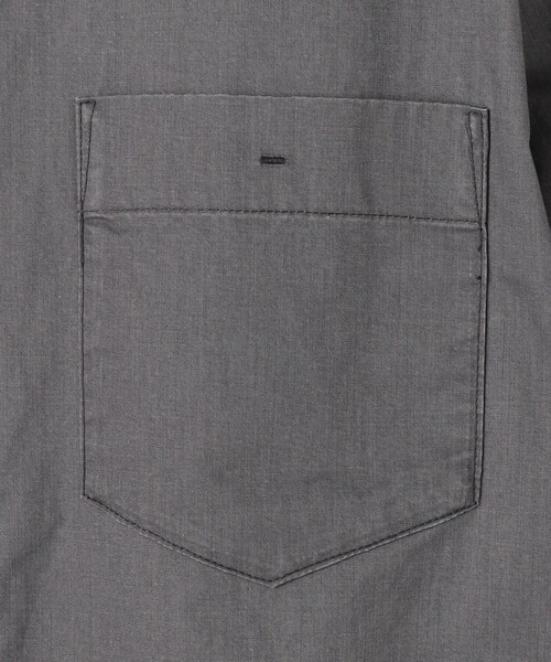 J.PRESS YORK STREET（ジェイプレスヨークストリート）の「【WOMEN】ソフトコットン オーバー シャツ（シャツ/ブラウス・レディース・グレー系/ベージュ系/カーキ系・F）」の8枚目の写真