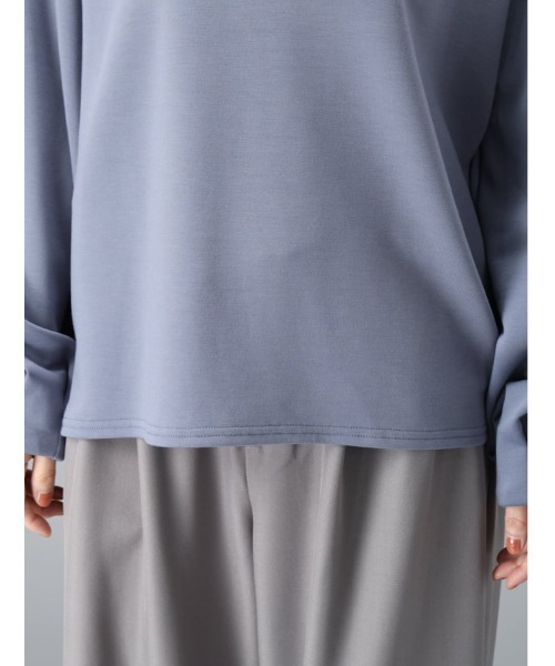 fifth(フィフス)の「ダンボールキーネックトップス(Tシャツ/カットソー・レディース・グレイッシュベージュ/ブラック/ブルー系その他5・M)」の22枚目の写真