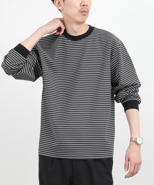 NOLLEY’S(ノーリーズ)の「シルケットボーダーロンT 26SS(Tシャツ/カットソー・メンズ・グレー系その他/ホワイト系その他/ブラック系その他・XL/L/M/S)」の20枚目の写真