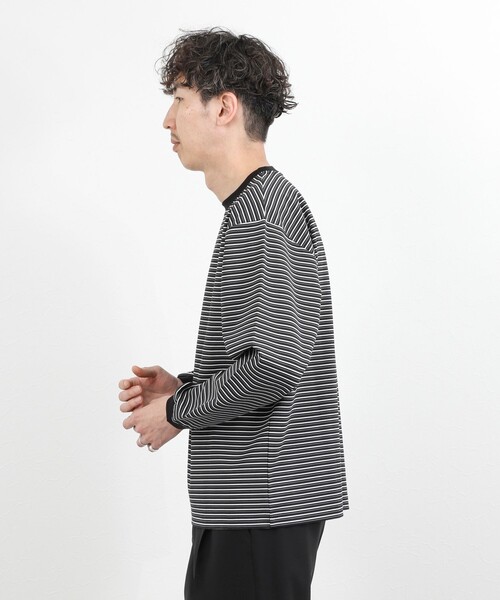 NOLLEY’S(ノーリーズ)の「シルケットボーダーロンT 26SS(Tシャツ/カットソー・メンズ・グレー系その他/ホワイト系その他/ブラック系その他・XL/L/M/S)」の22枚目の写真