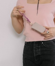 Beau're（ヴュレ）の「【BEAURE/ビュレ】カウレザー ハンドストラップ付き バイカラー フラグメント ケース（その他小物）」