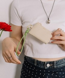 Beau're（ヴュレ）の「【BEAURE/ビュレ】カウレザー ハンドストラップ付き バイカラー フラグメント ケース（その他小物）」