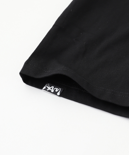 PULP/417EDIFICE（パルプフォーワンセブンエディフィス）の「P.A.M. / パークスアンドミニ SS TEE - ANGEL 4 LYF（Tシャツ/カットソー・メンズ・ブラック・LARGE/MEDIUM）」の3枚目の写真