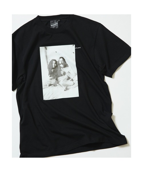 BEAMS T(ビームスティー)の「BEAMS T / John Lennon T-Shirt①(Tシャツ/カットソー・メンズ・ライトグレー/ブラック・S/M/L/XL)」の3枚目の写真