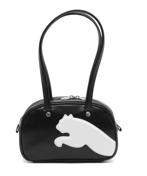 PUMA（プーマ）の「PUMA MINI GRIP BAG / プーマ ミニ グリップバッグ（トートバッグ・レディース・ブラック/ピンク・ONE SIZE）」の2枚目の写真