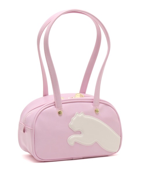 PUMA（プーマ）の「PUMA MINI GRIP BAG / プーマ ミニ グリップバッグ（トートバッグ・レディース・ブラック/ピンク・ONE SIZE）」の5枚目の写真