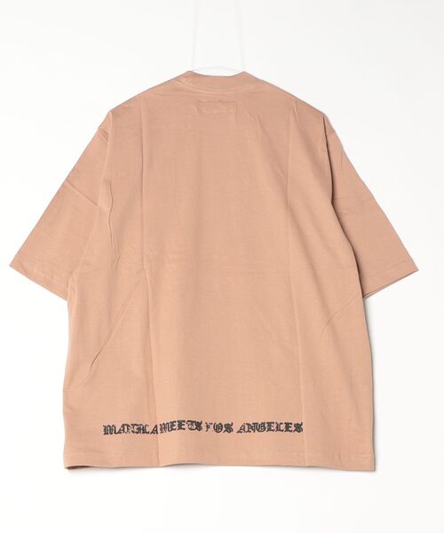 MN+LA（エムエヌエルエー）の「MN+LA フロント＆バックプリント半袖Tシャツ（Tシャツ/カットソー・メンズ・グレー/ウィート/オートミール・L/M/XL/2XL）」の18枚目の写真