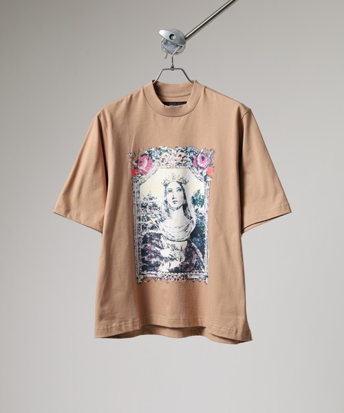 MN+LA（エムエヌエルエー）の「MN+LA フロント＆バックプリント半袖Tシャツ（Tシャツ/カットソー・メンズ・グレー/ウィート/オートミール・L/M/XL/2XL）」の11枚目の写真