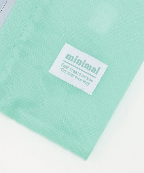 minimal（ミニマル）の「【DailyME/撥水】上履・シューズバック（バックパック/リュック・キッズ・エメラルド/ピンク・F）」の6枚目の写真