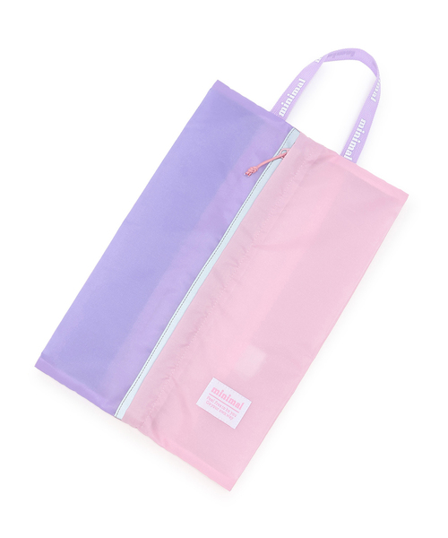 minimal（ミニマル）の「【DailyME/撥水】上履・シューズバッグ（トートバッグ・キッズ・エメラルド/ピンク・F）」の13枚目の写真
