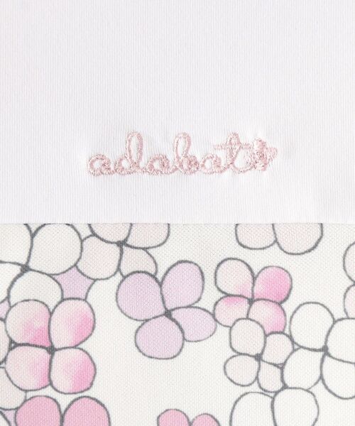 adabat（アダバット）の「【UVカット】クローバープリント切替モックT（Tシャツ/カットソー・レディース・ネイビー系/ピンク系1/グレー系・42/40/38）」の19枚目の写真