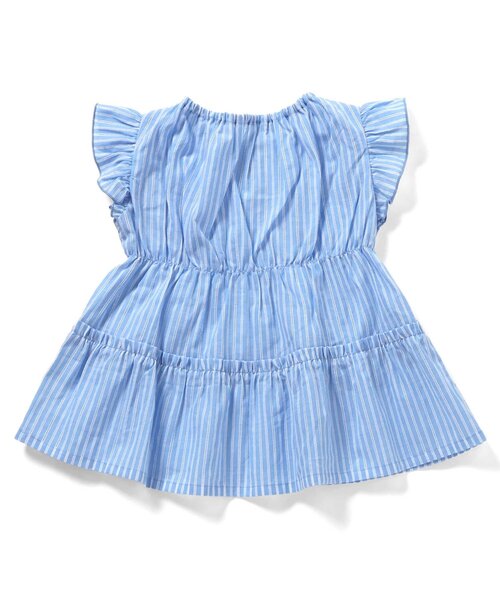 apres les cours（アプレレクール）の「【WEB限定】デイリーカラフルティアードブラウス（シャツ/ブラウス・キッズ・レモンイエロー/オフホワイト/ストライプ/その他3・110/100/90/80/140/130/120）」の5枚目の写真