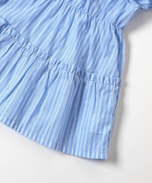 apres les cours（アプレレクール）の「【WEB限定】デイリーカラフルティアードブラウス（シャツ/ブラウス・キッズ・レモンイエロー/オフホワイト/ストライプ/その他3・110/100/90/80/140/130/120）」の9枚目の写真