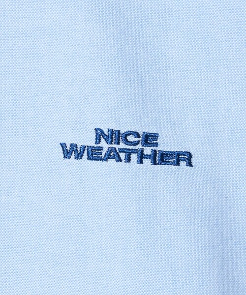 NICE WEATHER(ナイスウェザー)の「<NICE WEATHER>OX ロゴシャツ(シャツ/ブラウス・メンズ・ホワイト/イエロー/ライトブルー・S/M/L)」の13枚目の写真