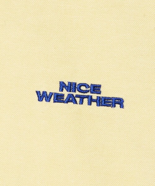 NICE WEATHER(ナイスウェザー)の「<NICE WEATHER>OX ロゴシャツ(シャツ/ブラウス・メンズ・ホワイト/イエロー/ライトブルー・S/M/L)」の22枚目の写真