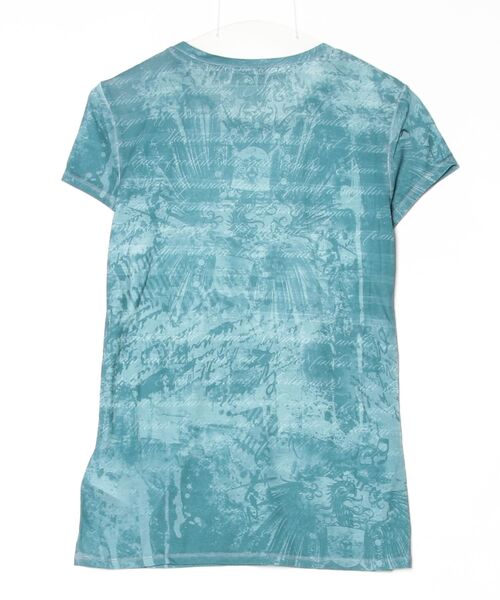 Guess（ゲス）の「DESTINATION R3 Tee Tシャツ（Tシャツ/カットソー・レディース・ライトグリーン・SMALL/X-SMALL/LARGE/MEDIUM）」の6枚目の写真