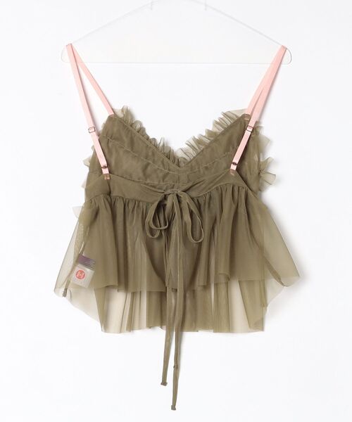RADIO EVA（ラヂオエヴァ）の「RADIO EVA A326 EVANGELION Tulle Camisole（キャミソール・レディース・グレー/ブラック/オリーブ/パープル・FREE）」の20枚目の写真