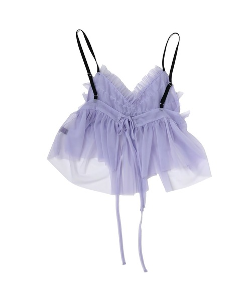 RADIO EVA（ラヂオエヴァ）の「RADIO EVA A326 EVANGELION Tulle Camisole（キャミソール・レディース・グレー/ブラック/オリーブ/パープル・FREE）」の15枚目の写真