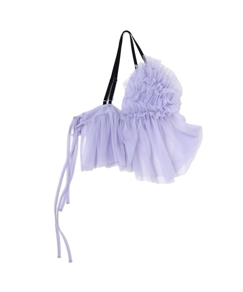 RADIO EVA（ラヂオエヴァ）の「RADIO EVA A326 EVANGELION Tulle Camisole（キャミソール・レディース・グレー/ブラック/オリーブ/パープル・FREE）」の16枚目の写真