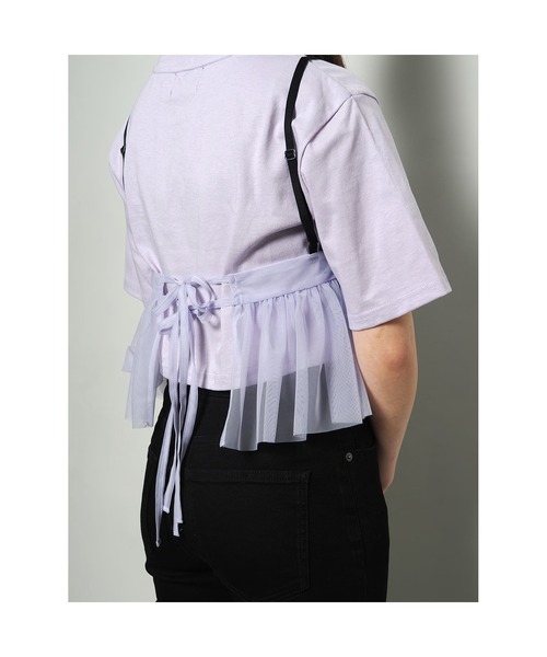 RADIO EVA（ラヂオエヴァ）の「RADIO EVA A326 EVANGELION Tulle Camisole（キャミソール・レディース・グレー/ブラック/オリーブ/パープル・FREE）」の19枚目の写真