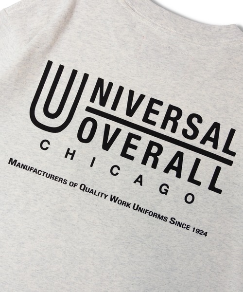 UNIVERSAL OVERALL(ユニバーサルオーバーオール)の「UNIVERSAL OVERALL Back Logo L/S TEE(Tシャツ/カットソー・メンズ・オートミール/ブラック・M/XL/L)」の11枚目の写真