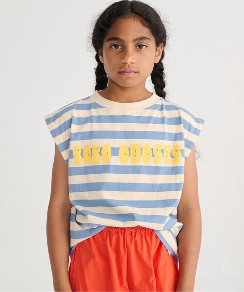BOBO CHOSES(ボボショーズ)の「Modern stripedタンクトップ【キッズ】(タンクトップ・キッズ・その他2・130/120)」の1枚目の写真