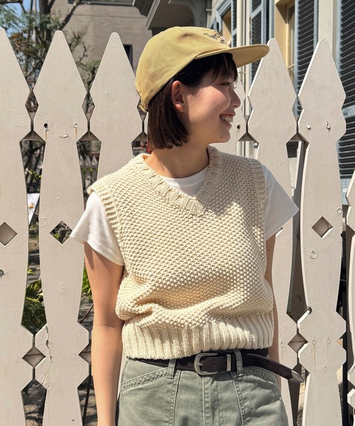 CANAL JEAN(キャナルジーン)の「Lakey Park Togetherness CAP(キャップ・レディース・ベージュ・ONE SIZE)」の3枚目の写真
