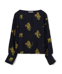 SOULEIADO（ソレイアード）の「カットジャカード ボートネックブラウス（シャツ/ブラウス）」