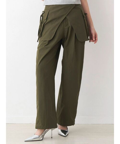 CALNAMUR(カルナムール)の「ビッグポケットベルトセットパンツ(その他パンツ・レディース・ベージュ/カーキ・SMALL/MEDIUM)」の1枚目の写真