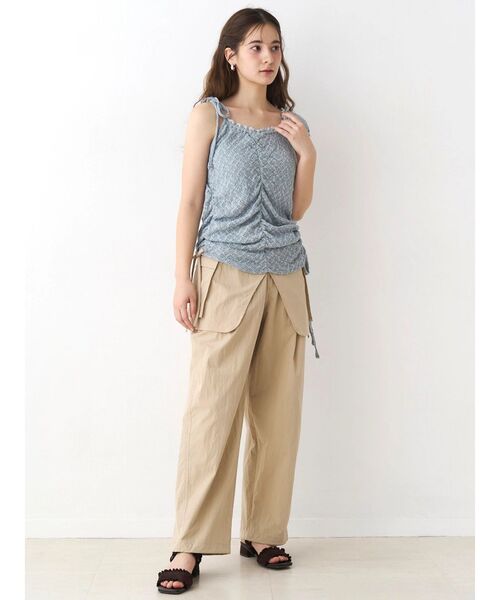 CALNAMUR(カルナムール)の「ビッグポケットベルトセットパンツ(その他パンツ・レディース・ベージュ/カーキ・SMALL/MEDIUM)」の9枚目の写真