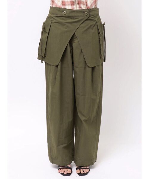 CALNAMUR(カルナムール)の「ビッグポケットベルトセットパンツ(その他パンツ・レディース・ベージュ/カーキ・SMALL/MEDIUM)」の20枚目の写真