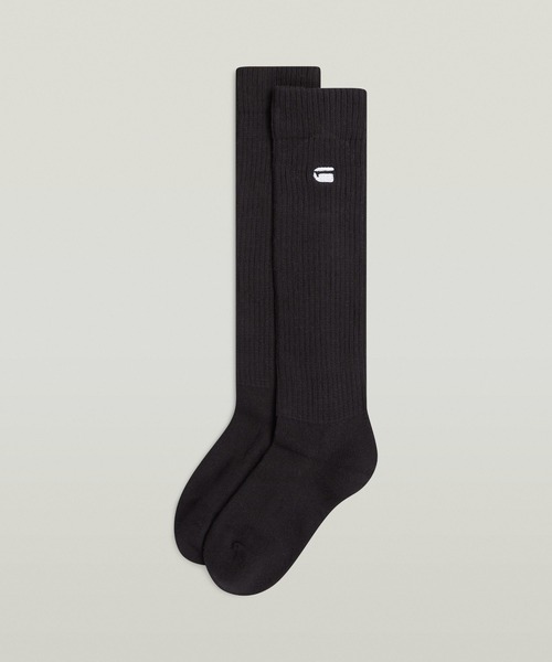 G-STAR(ジースター)の「Sloughy Socks 3-Pack/ワンポイントロゴソックス3枚組(ソックス/靴下・メンズ・グリーン系その他/ホワイト系その他・39-42)」の6枚目の写真