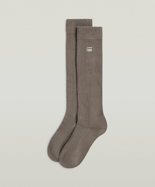G-STAR(ジースター)の「Sloughy Socks 3-Pack/ワンポイントロゴソックス3枚組(ソックス/靴下・メンズ・グリーン系その他/ホワイト系その他・39-42)」の10枚目の写真