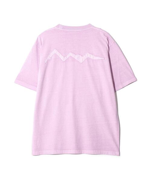 MANASTASH（マナスタッシュ）の「MANASTASH/マナスタッシュ/PUMICE TEE RAW EDGE LOGO（Tシャツ/カットソー・メンズ・ホワイト/ピンク/ブラック・M/XL/L/S）」の16枚目の写真