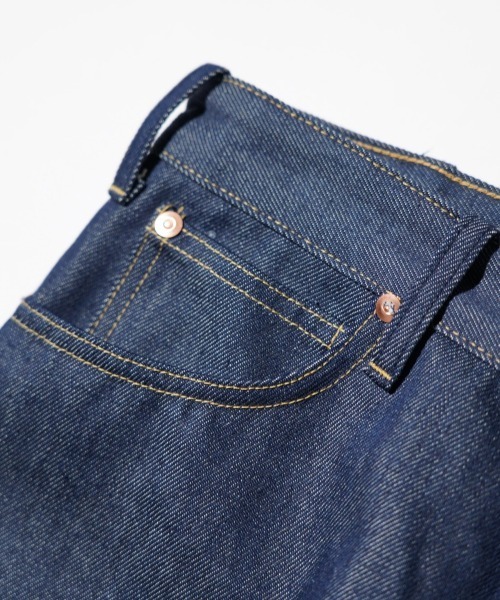 PENNEYS(ぺニーズ)の「PENNY’S FOREMOST ぺニーズフォアモスト / WWⅡ5POCKET WIDE PANT(デニムパンツ・メンズ・インディゴブルー・30inch/32inch/34inch)」の17枚目の写真