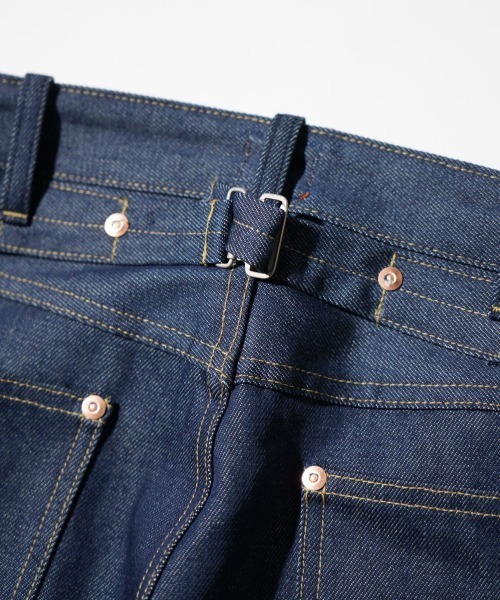 PENNEYS(ぺニーズ)の「PENNY’S FOREMOST ぺニーズフォアモスト / WWⅡ5POCKET WIDE PANT(デニムパンツ・メンズ・インディゴブルー・30inch/32inch/34inch)」の11枚目の写真