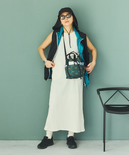 KiU（キウ）の「KiU×FREAK'S STORE/キウ×フリークスストア 別注 遮熱 撥水キャップ UV95カット（キャップ・メンズ・ベージュ/ブラック・ONE SIZE）」の11枚目の写真