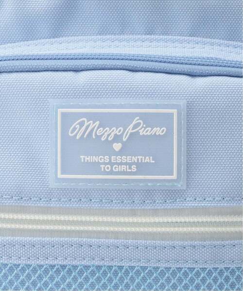 mezzo piano Junior（メゾピアノジュニア）の「【撥水】チャームつきクリアポケットリュック　20L（バックパック/リュック・キッズ・ライトブルー/ブラック/パープル・F）」の6枚目の写真