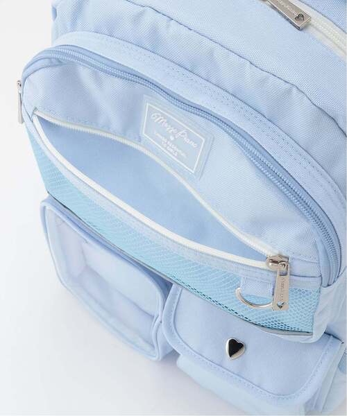 mezzo piano Junior（メゾピアノジュニア）の「【撥水】チャームつきクリアポケットリュック　20L（バックパック/リュック・キッズ・ライトブルー/ブラック/パープル・F）」の11枚目の写真