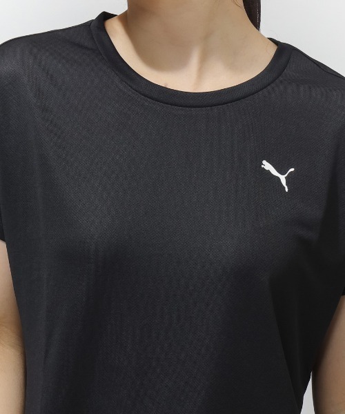 PUMA（プーマ）の「プーマ PUMA ESS ACTIVE SS Tシャツ（Tシャツ/カットソー・レディース・ブラック/ブルー・S/M/L/XL）」の4枚目の写真