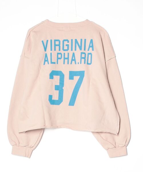 Chick(チック)の「Used Like Print Design Cropped Sweatshirt / ユーズドライク プリントデザイン クロップドスウェット 2026年 夏 夏服(スウェット・レディース・ホワイト/ベージュ・FREE)」の12枚目の写真