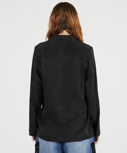 PRANK PROJECT（プランクプロジェクト）の「【2026Summer Pre-Order】ラダーレースシャツジャケット / Ladder Lace Shirt Jacket（テーラードジャケット・レディース・ホワイト/ブラック・FREE）」の13枚目の写真