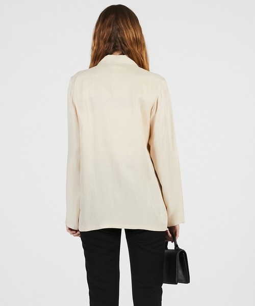 PRANK PROJECT（プランクプロジェクト）の「【2026Summer Pre-Order】ラダーレースシャツジャケット / Ladder Lace Shirt Jacket（テーラードジャケット・レディース・ホワイト/ブラック・FREE）」の9枚目の写真