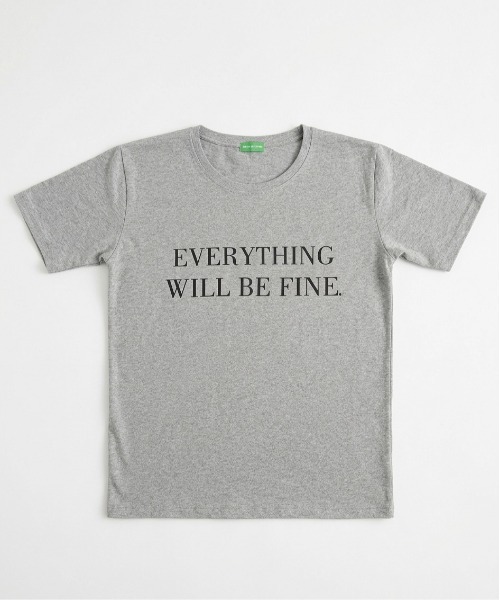 shyam inspiration(シャムインスピレーション)の「シンプルロゴプリントTシャツ/半袖(Tシャツ/カットソー・レディース・ホワイト/グレー/ネイビー/イエロー・L/M)」の7枚目の写真