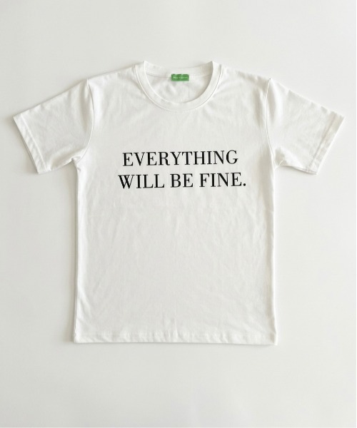 shyam inspiration(シャムインスピレーション)の「シンプルロゴプリントTシャツ/半袖(Tシャツ/カットソー・レディース・ホワイト/グレー/ネイビー/イエロー・L/M)」の6枚目の写真