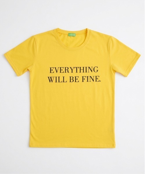 shyam inspiration(シャムインスピレーション)の「シンプルロゴプリントTシャツ/半袖(Tシャツ/カットソー・レディース・ホワイト/グレー/ネイビー/イエロー・L/M)」の9枚目の写真