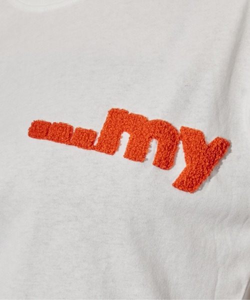 GORGE(ゴージ)の「《アニマルキャラクター・サガラ刺繍ロゴ》Tシャツ/ストリート/春夏/全4色(Tシャツ/カットソー・レディース・オフホワイト/グリーン/ライトグレー/チャコール・F)」の5枚目の写真
