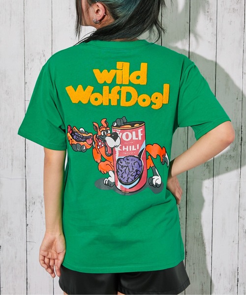 GORGE(ゴージ)の「《アニマルキャラクター・サガラ刺繍ロゴ》Tシャツ/ストリート/春夏/全4色(Tシャツ/カットソー・レディース・オフホワイト/グリーン/ライトグレー/チャコール・F)」の19枚目の写真