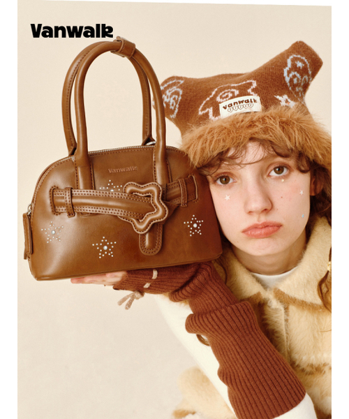 VANWALK（バンウォーク）の「Beads Star Tote Bag [Brown]（トートバッグ・レディース・ブラウン・FREE）」の2枚目の写真