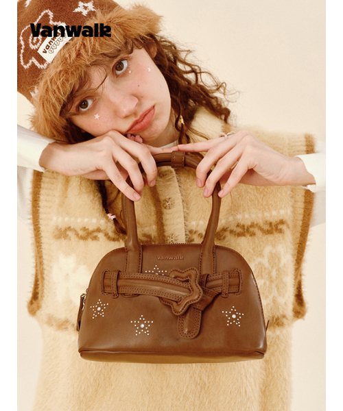 VANWALK（バンウォーク）の「Beads Star Tote Bag [Brown]（トートバッグ・レディース・ブラウン・FREE）」の3枚目の写真